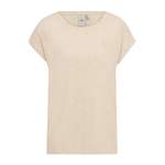 T-Shirt von Ichi, in der Farbe Beige, aus Polyester, andere Perspektive, Vorschaubild