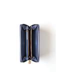 Brieftasche von Borbonese, in der Farbe Blau, andere Perspektive, Vorschaubild