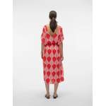 Sommerkleid von Vero Moda, in der Farbe Rot, aus Webstoff, andere Perspektive, Vorschaubild