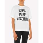 T-Shirt von Moschino, in der Farbe Weiss, aus Bedruckt, andere Perspektive, Vorschaubild