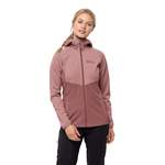 Softshelljacke von Jack Wolfskin, in der Farbe Beige, aus Polyester, andere Perspektive, Vorschaubild