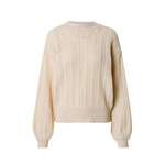 Rundhalspullover von JDY, in der Farbe Beige, aus Polyester, andere Perspektive, Vorschaubild