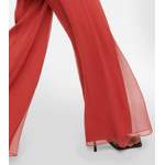 Weite Hose von Max Mara, in der Farbe Rot, andere Perspektive, Vorschaubild