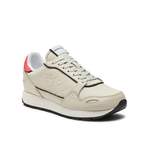 Sneaker von Emporio Armani, in der Farbe Beige, aus Echtleder, andere Perspektive, Vorschaubild