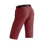 Caprihose von maier sports, in der Farbe Rot, aus Elasthan, andere Perspektive, Vorschaubild