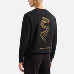 Sweatshirt von Armani Exchange, in der Farbe Schwarz, aus Baumwolle, andere Perspektive, Vorschaubild