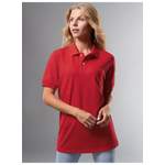 Poloshirt von Trigema, in der Farbe Rot, aus Baumwolle, andere Perspektive, Vorschaubild