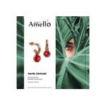 Ohrhänger von Amello, in der Farbe Rot, aus Edelstahl, andere Perspektive, Vorschaubild