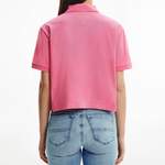 Poloshirt von Tommy Jeans, in der Farbe Rosa, andere Perspektive, Vorschaubild