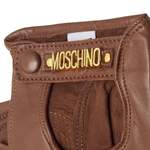 Handschuhe von Moschino, in der Farbe Braun, andere Perspektive, Vorschaubild