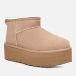 Winterstiefel von Ugg, in der Farbe Beige, aus Echtleder, andere Perspektive, Vorschaubild