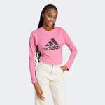 Langarmshirt von Adidas Sportswear, in der Farbe Rosa, aus Polyester, andere Perspektive, Vorschaubild