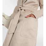 Wollmantel von Max Mara, in der Farbe Beige, aus Cashmere, andere Perspektive, Vorschaubild