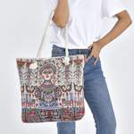 Sonstige Handtasche von ShopLC, in der Farbe Grau, aus Jacquard, andere Perspektive, Vorschaubild