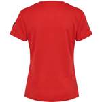 T-Shirt von Hummel, in der Farbe Rot, aus Polyester, andere Perspektive, Vorschaubild