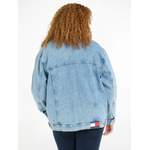 Jeansjacke von TOMMY JEANS Curve, in der Farbe Blau, aus Webstoff, andere Perspektive, Vorschaubild