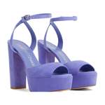 Plateausandale von Stuart Weitzman, in der Farbe Blau, andere Perspektive, Vorschaubild