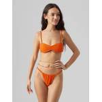 Bikini von Vero Moda, in der Farbe Orange, aus Polyester, andere Perspektive, Vorschaubild