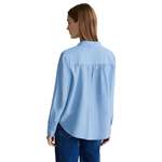 Klassische Bluse von Street One, in der Farbe Blau, aus Baumwolle, andere Perspektive, Vorschaubild