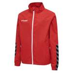 Trainingsjacke von Hummel, in der Farbe Rot, aus Polyester, andere Perspektive, Vorschaubild