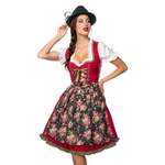 Dirndl von Dirndline, in der Farbe Rot, andere Perspektive, Vorschaubild