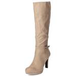 Stiefel von tamaris, in der Farbe Beige, aus Textil, andere Perspektive, Vorschaubild