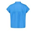 Klassische Bluse von Betty & Co, in der Farbe Blau, aus Leinen, andere Perspektive, Vorschaubild