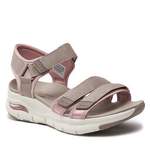 Sandale von Skechers, in der Farbe Beige, aus Stoff, andere Perspektive, Vorschaubild