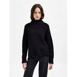 Sonstige Pullover von Selected Femme, in der Farbe Schwarz, aus Baumwolle, andere Perspektive, Vorschaubild