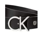 Gürtel von CK Calvin Klein, in der Farbe Schwarz, aus Leder, andere Perspektive, Vorschaubild