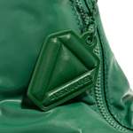 Schultertasche von LES VISIONNAIRES, in der Farbe Grün, aus Textil, andere Perspektive, Vorschaubild