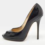 Klassische Pump von Jimmy Choo Pre-owned, in der Farbe Schwarz, andere Perspektive, Vorschaubild