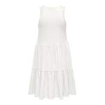 Sommerkleid von Only, in der Farbe Weiss, aus Jersey, andere Perspektive, Vorschaubild