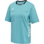 Handballtrikot von Hummel, in der Farbe Blau, aus Polyester, andere Perspektive, Vorschaubild