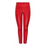 Leggings von Only, in der Farbe Rot, aus Polyurethan, andere Perspektive, Vorschaubild