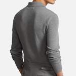 Poloshirt von Polo Ralph Lauren, in der Farbe Grau, aus Baumwolle, andere Perspektive, Vorschaubild