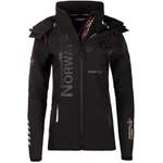 Softshelljacke von geographical norway, in der Farbe Schwarz, andere Perspektive, Vorschaubild