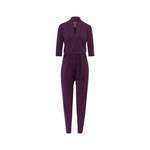 Jumpsuit von Les Lunes, in der Farbe Lila, aus Viskose, andere Perspektive, Vorschaubild