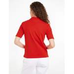 Poloshirt von Tommy Hilfiger, in der Farbe Rot, aus Baumwolle, andere Perspektive, Vorschaubild