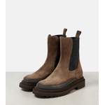 Chelsea-Boot von BRUNELLO CUCINELLI, in der Farbe Braun, andere Perspektive, Vorschaubild