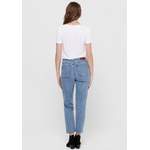 High Waist Jeans von Only, in der Farbe Blau, aus Baumwolle, andere Perspektive, Vorschaubild