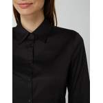 Klassische Bluse von HUGO, in der Farbe Schwarz, aus Baumwolle, andere Perspektive, Vorschaubild