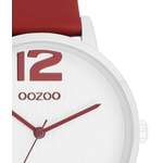 Damen-Armbanduhr von Oozoo, in der Farbe Rot, andere Perspektive, Vorschaubild