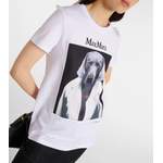 T-Shirt von Max Mara, in der Farbe Weiss, andere Perspektive, Vorschaubild