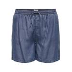 Shorts von Only Carmakoma, in der Farbe Blau, aus Lyocell, andere Perspektive, Vorschaubild