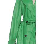 Mantel von NA-KD, in der Farbe Grün, aus Kunstleder, andere Perspektive, Vorschaubild