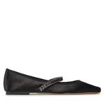 Slipper von TORY BURCH, in der Farbe Schwarz, aus Satin, Vorschaubild