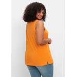 Tanktop von sheego, in der Farbe Orange, aus Baumwolle, andere Perspektive, Vorschaubild