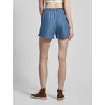 Shorts von Only, in der Farbe Blau, aus Lyocell, andere Perspektive, Vorschaubild