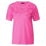 Rundhalsshirt von TALBOT RUNHOF X PETER HAHN, in der Farbe Rosa, aus Polyester, andere Perspektive, Vorschaubild